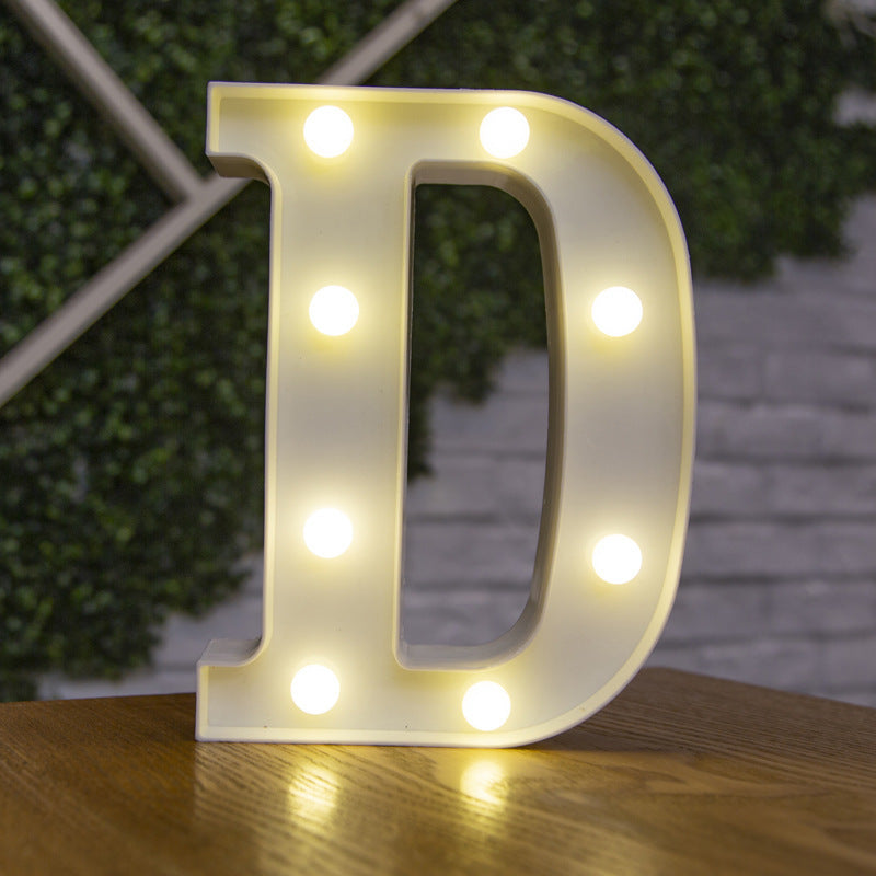 White LED Letters For Decoration