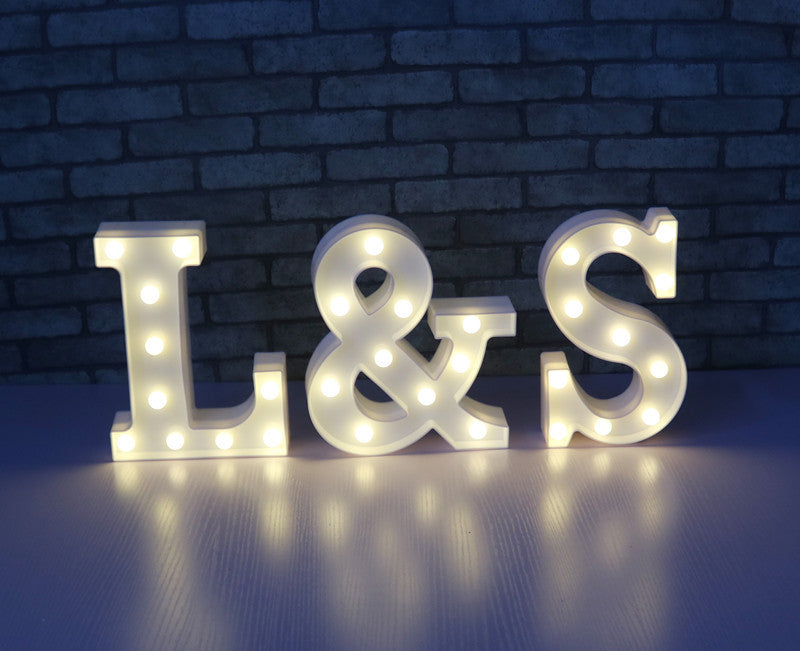 White LED Letters For Decoration