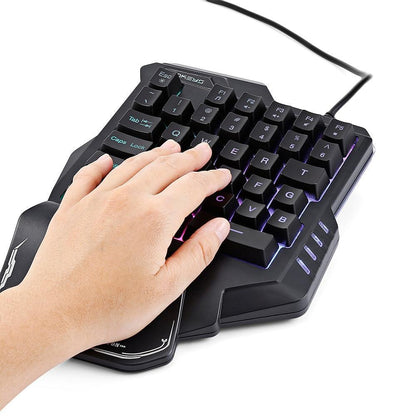 One-Handed Mini Gaming Keyboard