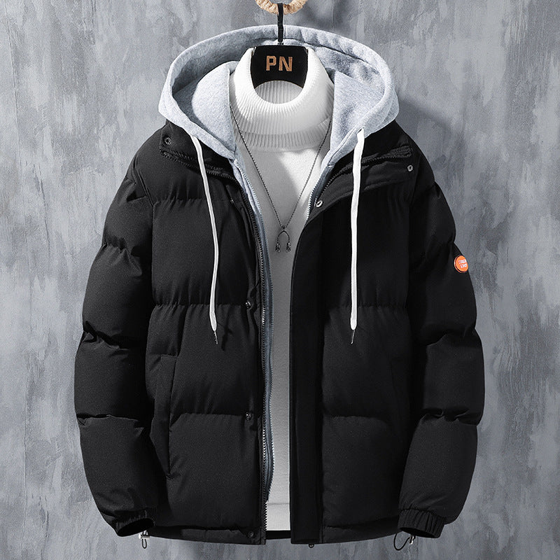 Men's Faux 2 Piece Winter Coat