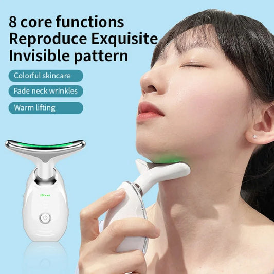 Neck & Face Beauty LED Wrinkle Remove Lifting Massager