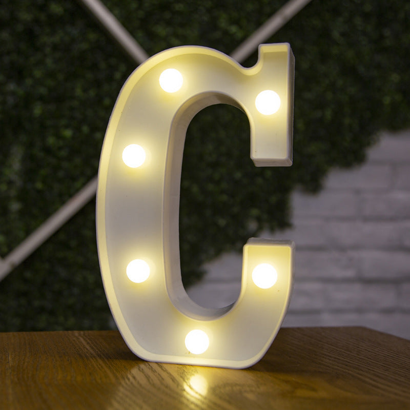 White LED Letters For Decoration