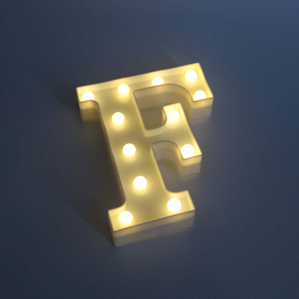 White LED Letters For Decoration