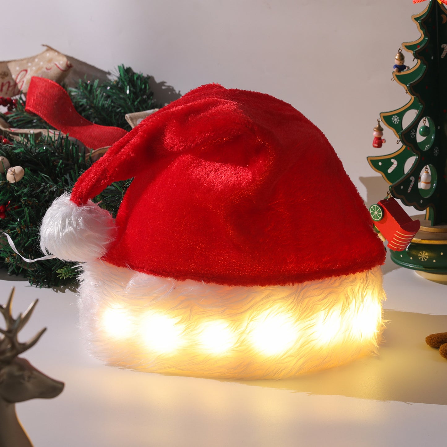 Christmas Hat With LED Lights