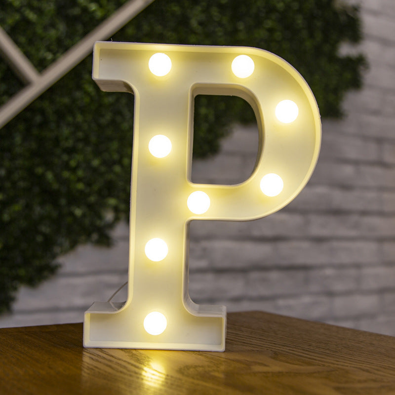 White LED Letters For Decoration