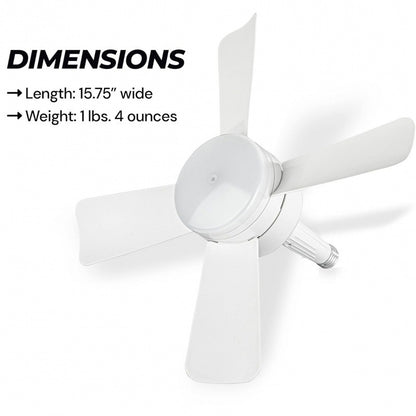 Screw In Fan Light With Remote