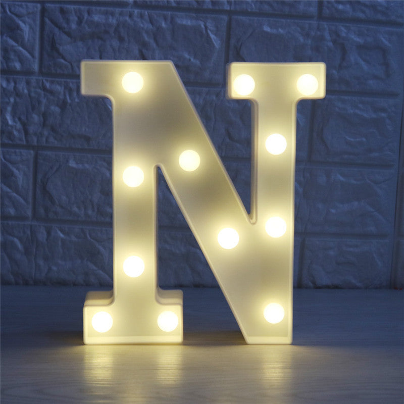 White LED Letters For Decoration