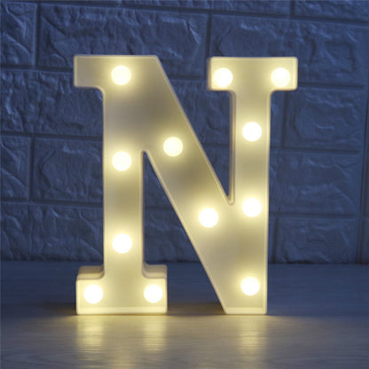 White LED Letters For Decoration