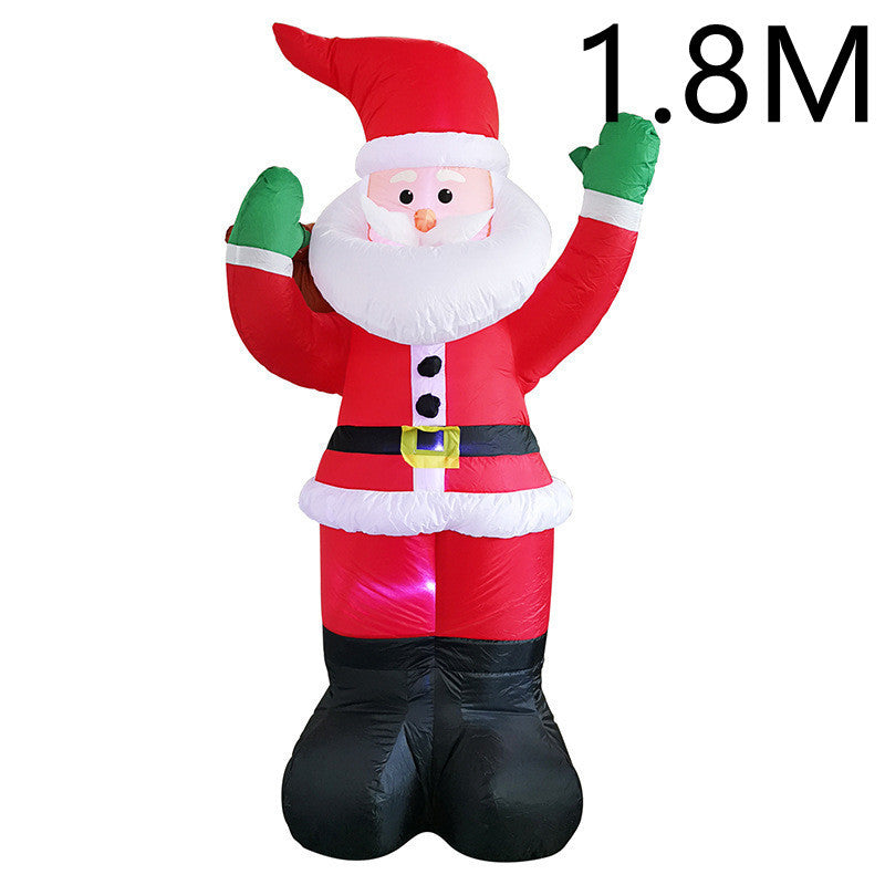 Christmas LED Lights Glowing Santa / Tree / Snowman Inflatables