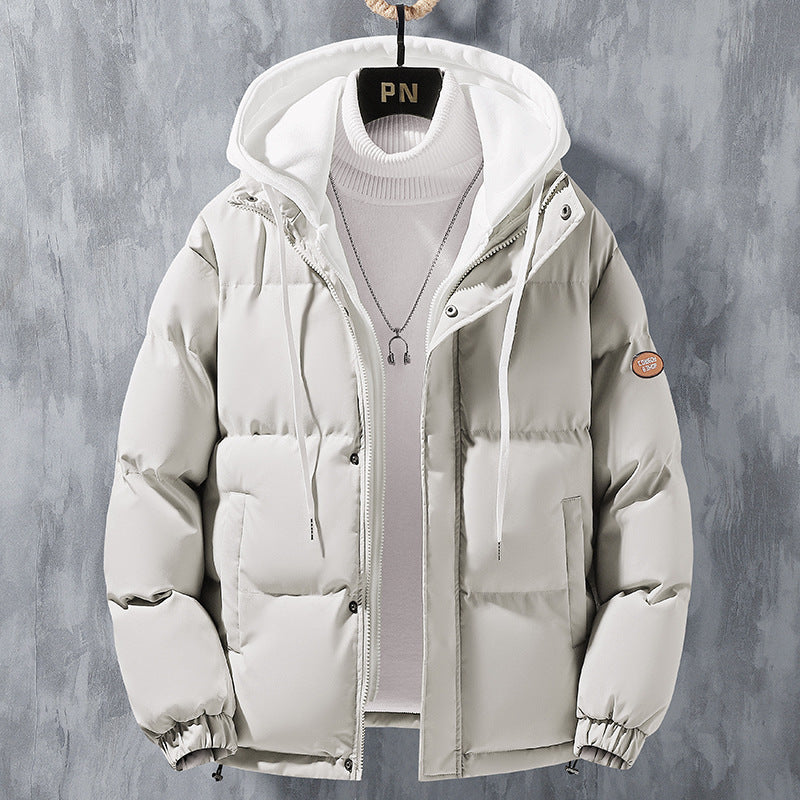 Men's Faux 2 Piece Winter Coat