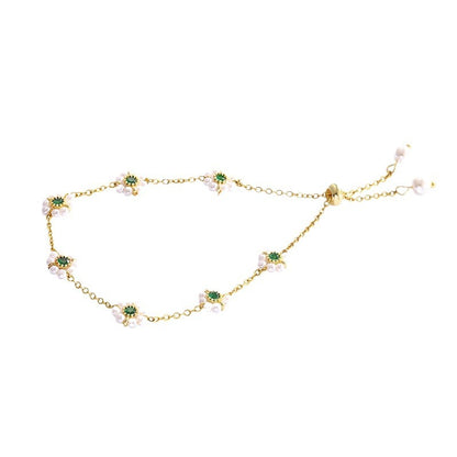 Pearl Flower Bracelet