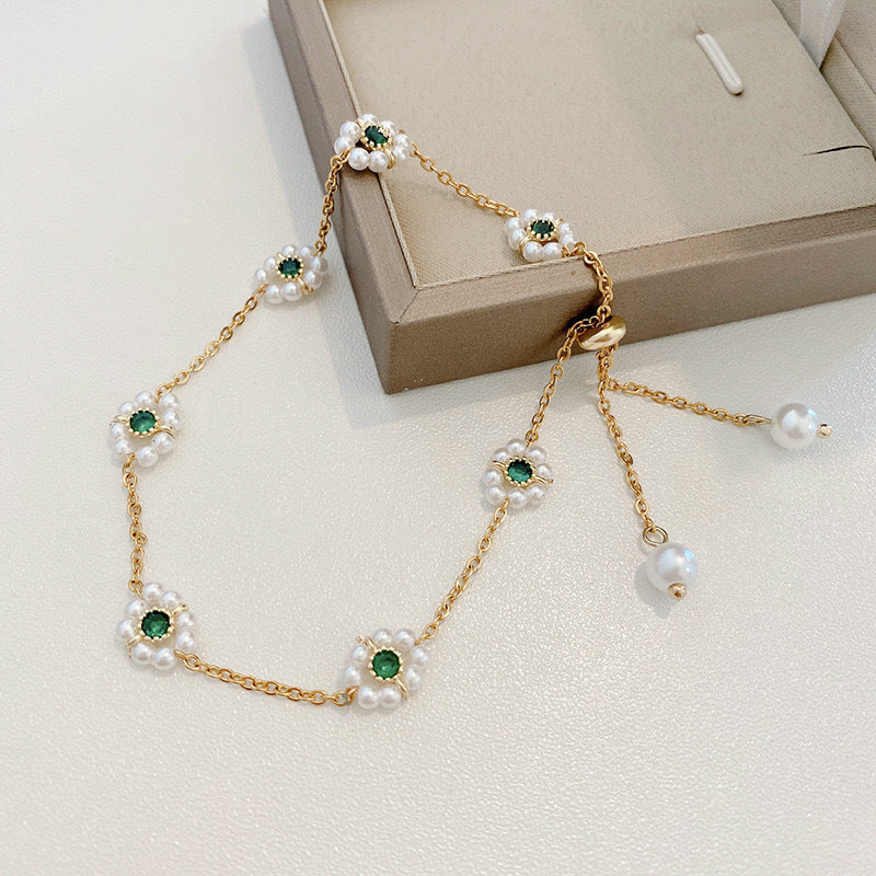 Pearl Flower Bracelet
