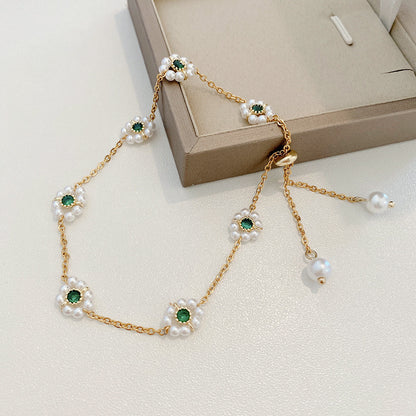 Pearl Flower Bracelet