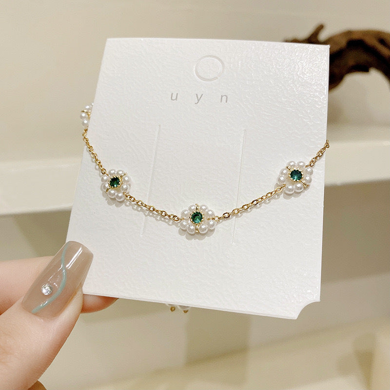 Pearl Flower Bracelet