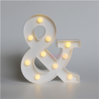 White LED Letters For Decoration