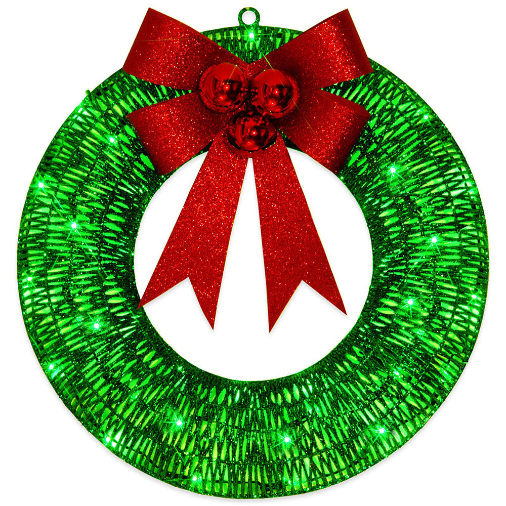 Christmas LED Wreath With Big Bow