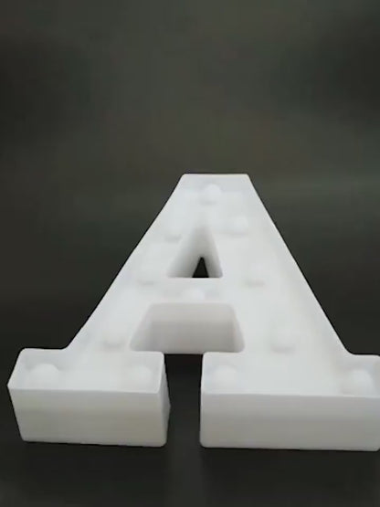 26 Letters White LED Night Light Marquee Sign Alph